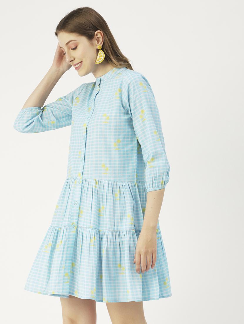 women's tiered dress printed dress - 19907175 - Zoom Image - 0