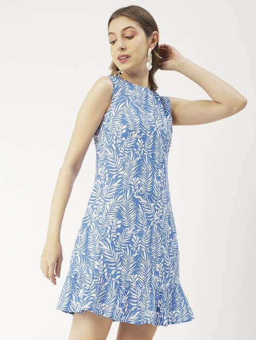 women's tiered dress tropical dress - 19907189 - Standard Image - 0