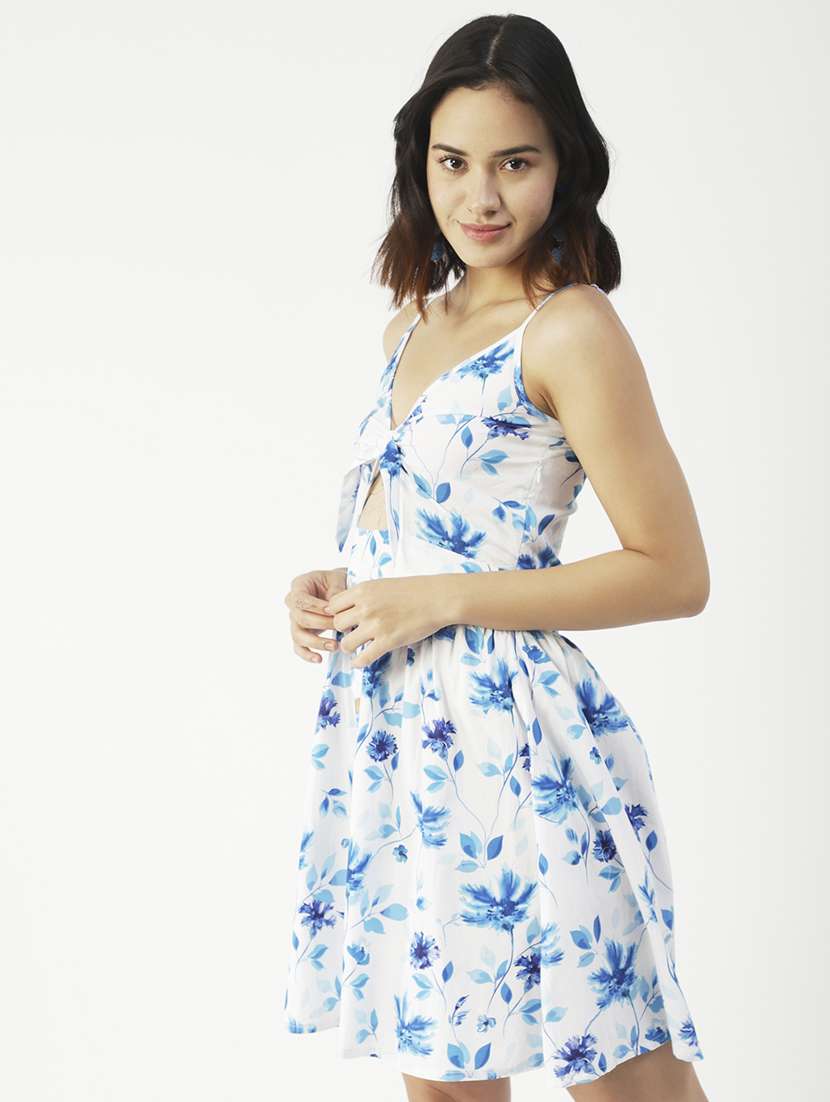 women's fit & flare floral dress - 19907209 -  Standard Image - 1