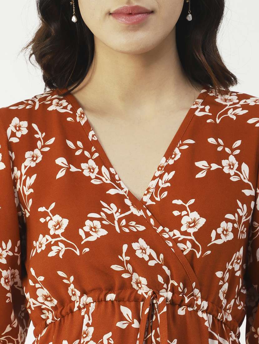 women's tiered dress floral dress - 19907221 -  Standard Image - 4