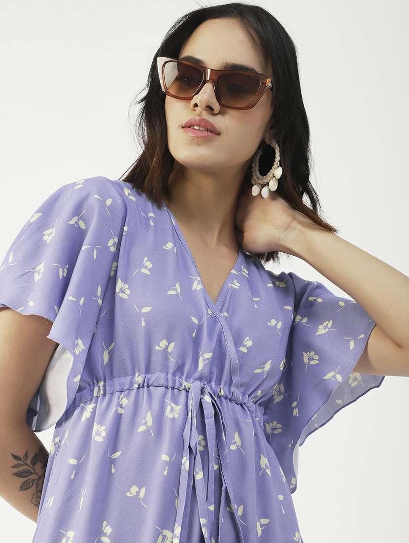 women's tiered dress floral dress - 19907222 -  Standard Image - 4