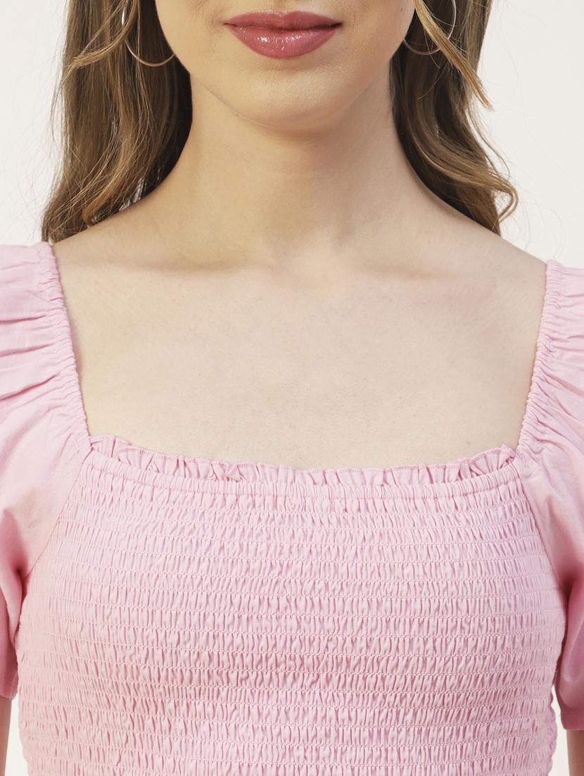 women's peplum square neck top - 19907261 - Standard Image - 4