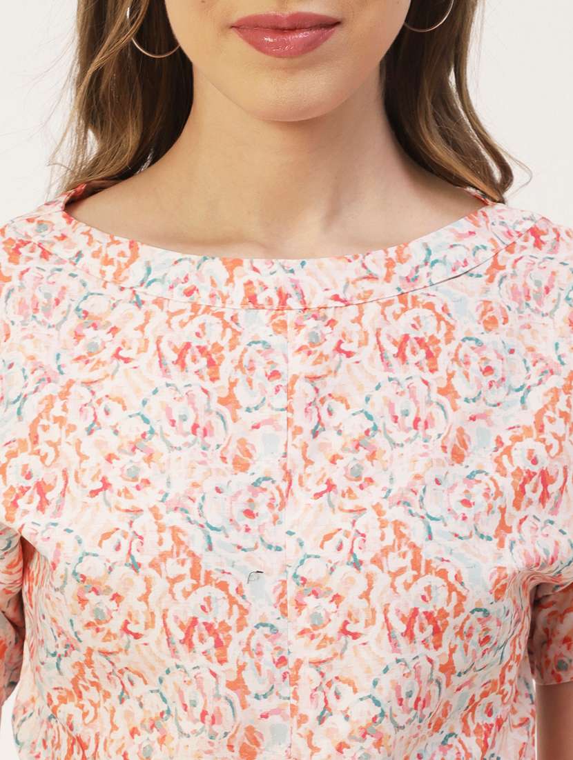 women's crop boat neck top - 19907300 -  Standard Image - 4