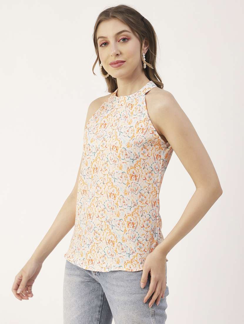 women's straight round neck top - 19907305 - Zoom Image - 0