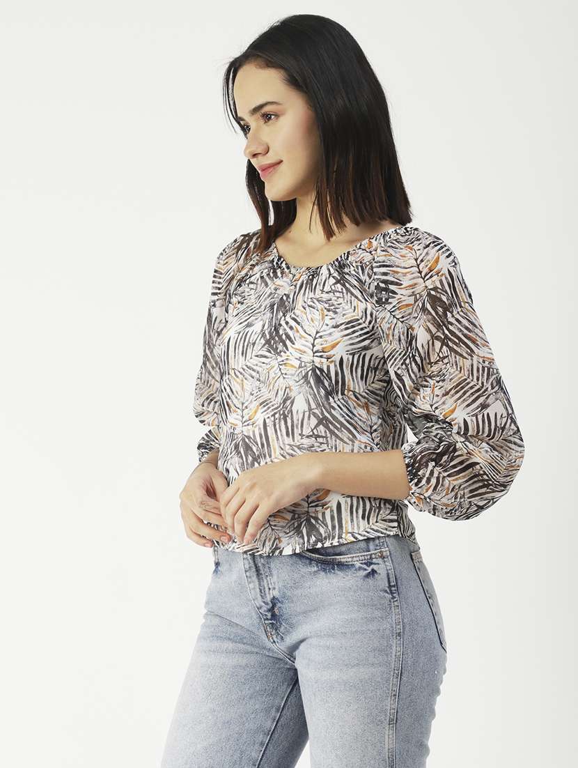 women's straight round neck top - 19907326 -  Standard Image - 1