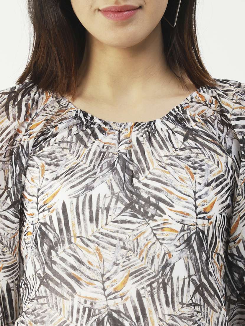 women's straight round neck top - 19907326 -  Standard Image - 4