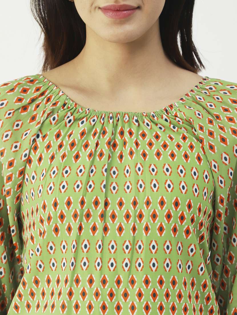 women's straight round neck top - 19907330 -  Standard Image - 4