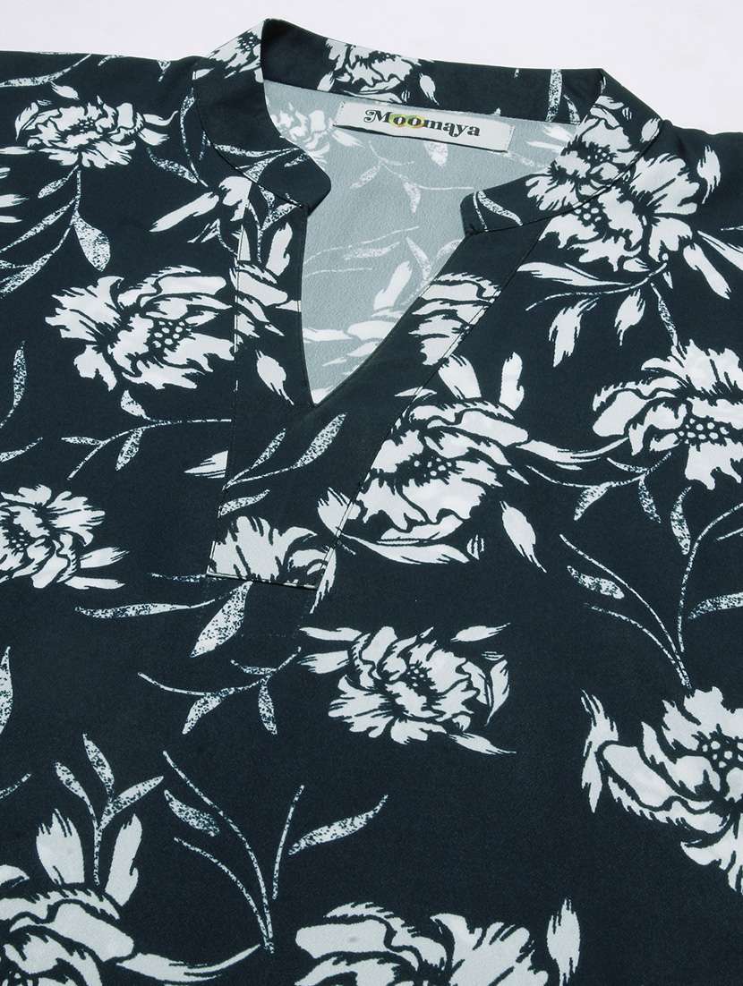 women's straight mandarin neck top - 19907341 -  Standard Image - 4