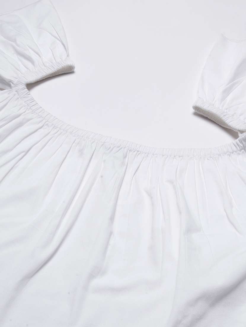 women's crop off shoulder top - 19907360 - Standard Image - 4