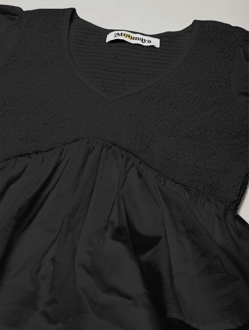 women's peplum v neck top - 19907372 -  Standard Image - 4