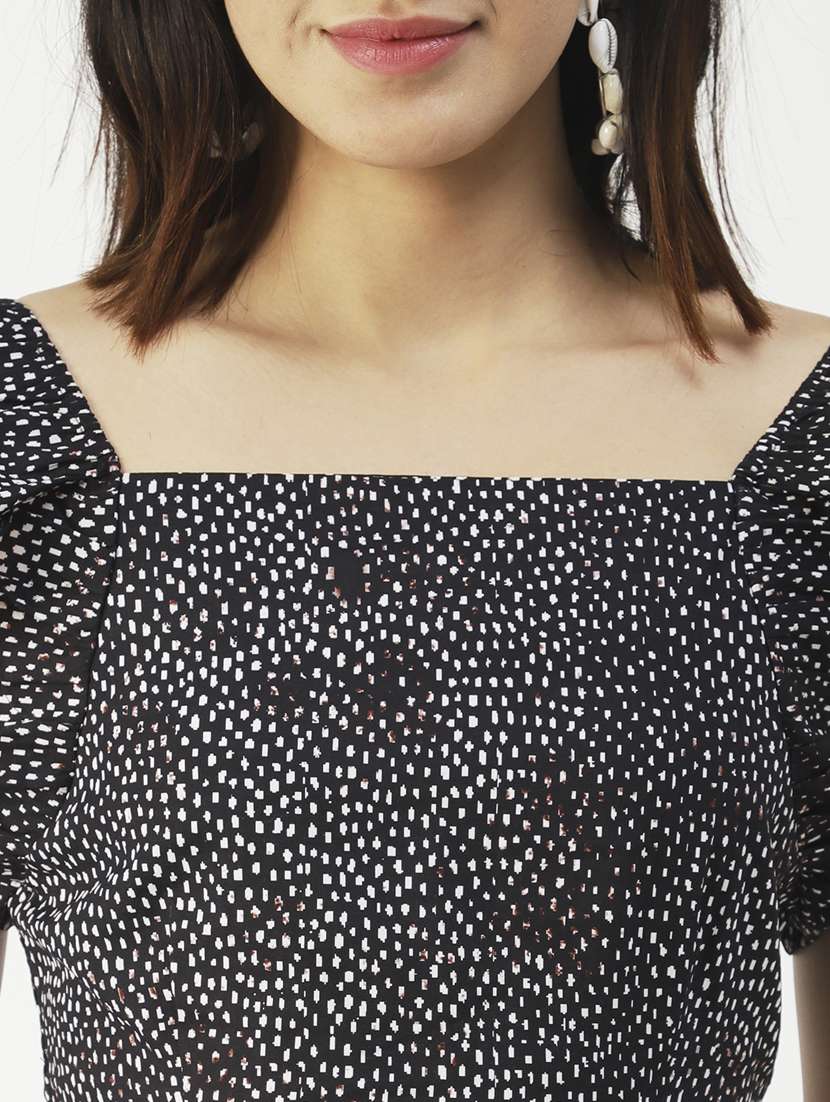 women's crop square neck top - 19907379 -  Standard Image - 4