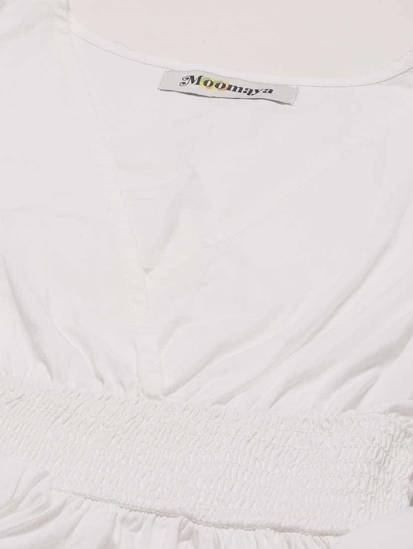 women's peplum v neck top - 19907389 -  Standard Image - 4