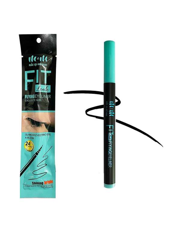 m & m fit look black flying eyeliner pen