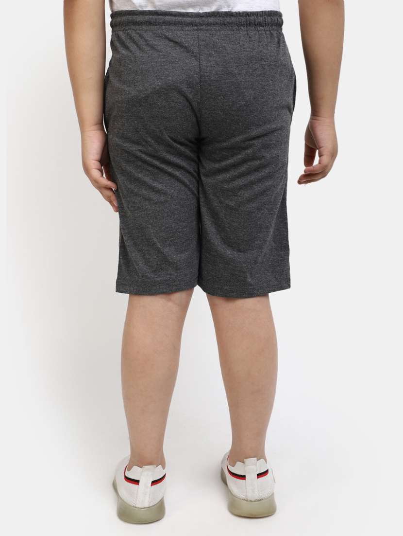 boys solid grey three fourth - 19908339 -  Standard Image - 1