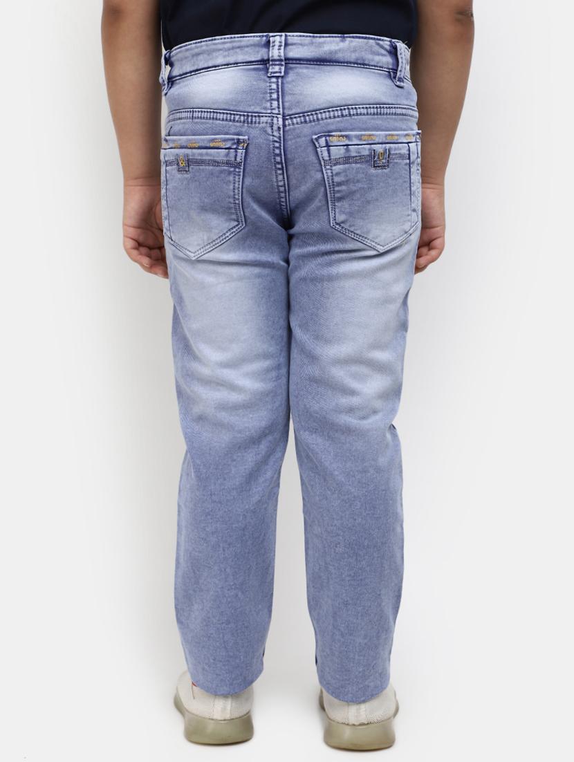 boy's plain slim fit jeans - 19908382 - Standard Image - 1