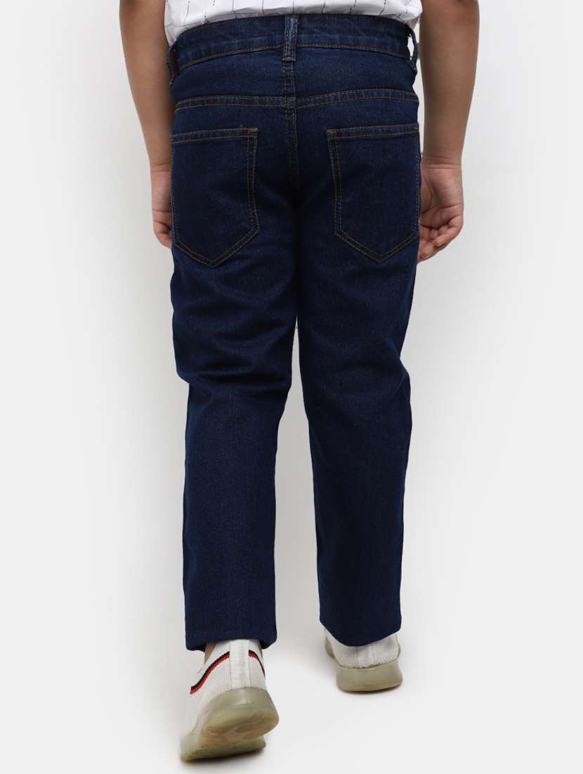 boy's plain slim fit jeans - 19908390 -  Standard Image - 1