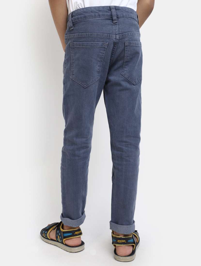 boy's plain slim fit jeans - 19908391 -  Standard Image - 1