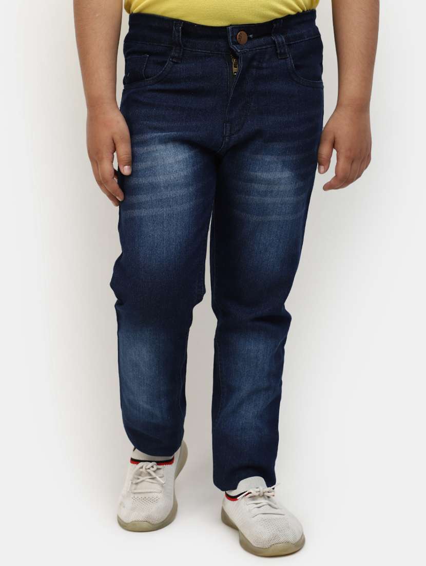 boy's plain slim fit jeans