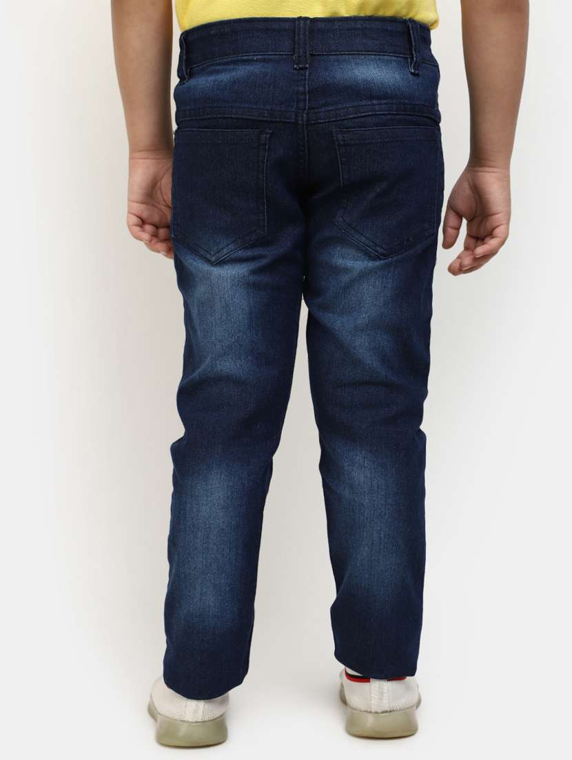 boy's plain slim fit jeans - 19908396 -  Standard Image - 1