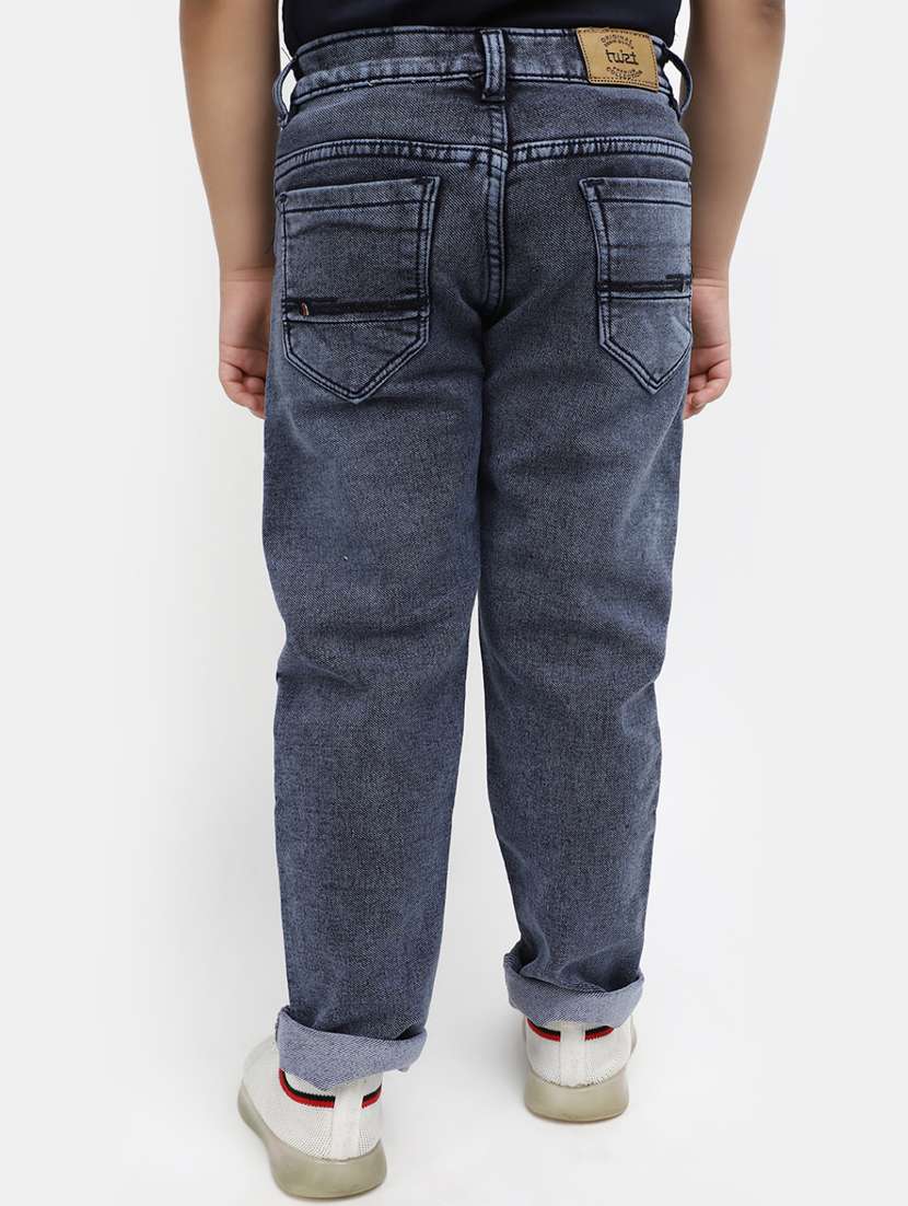 boy's plain slim fit jeans - 19908403 -  Standard Image - 1