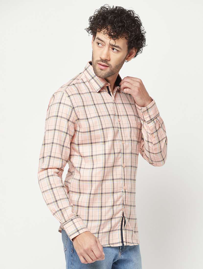 mens checks casual shirt - 19911469 -  Standard Image - 1