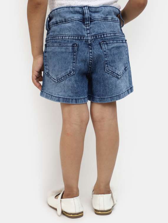 blue denim shorts  - 19912814 -  Standard Image - 1