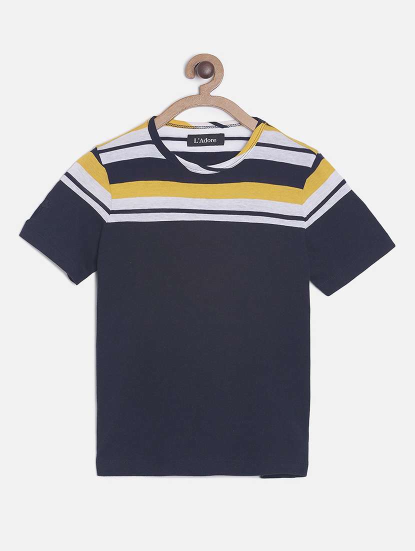 boys round neck printed t-shirt