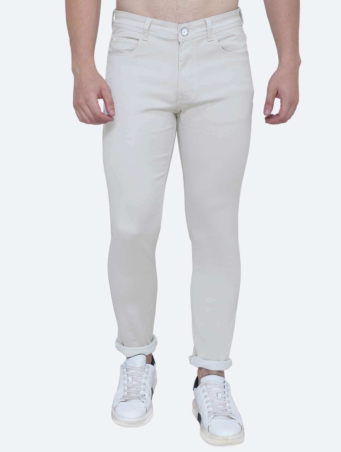 mens slim fit plain jeans - 19915274 - Zoom Image - 0
