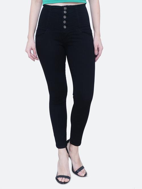 women's plain skinny fit jeans - 19915281 -  Standard Image - 0