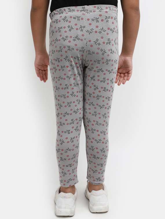 grey printed legging - 19915376 -  Standard Image - 1