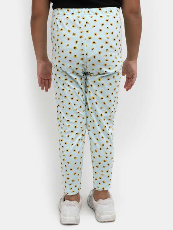 Blue Printed Legging - 19915381 -  Standard Image - 1