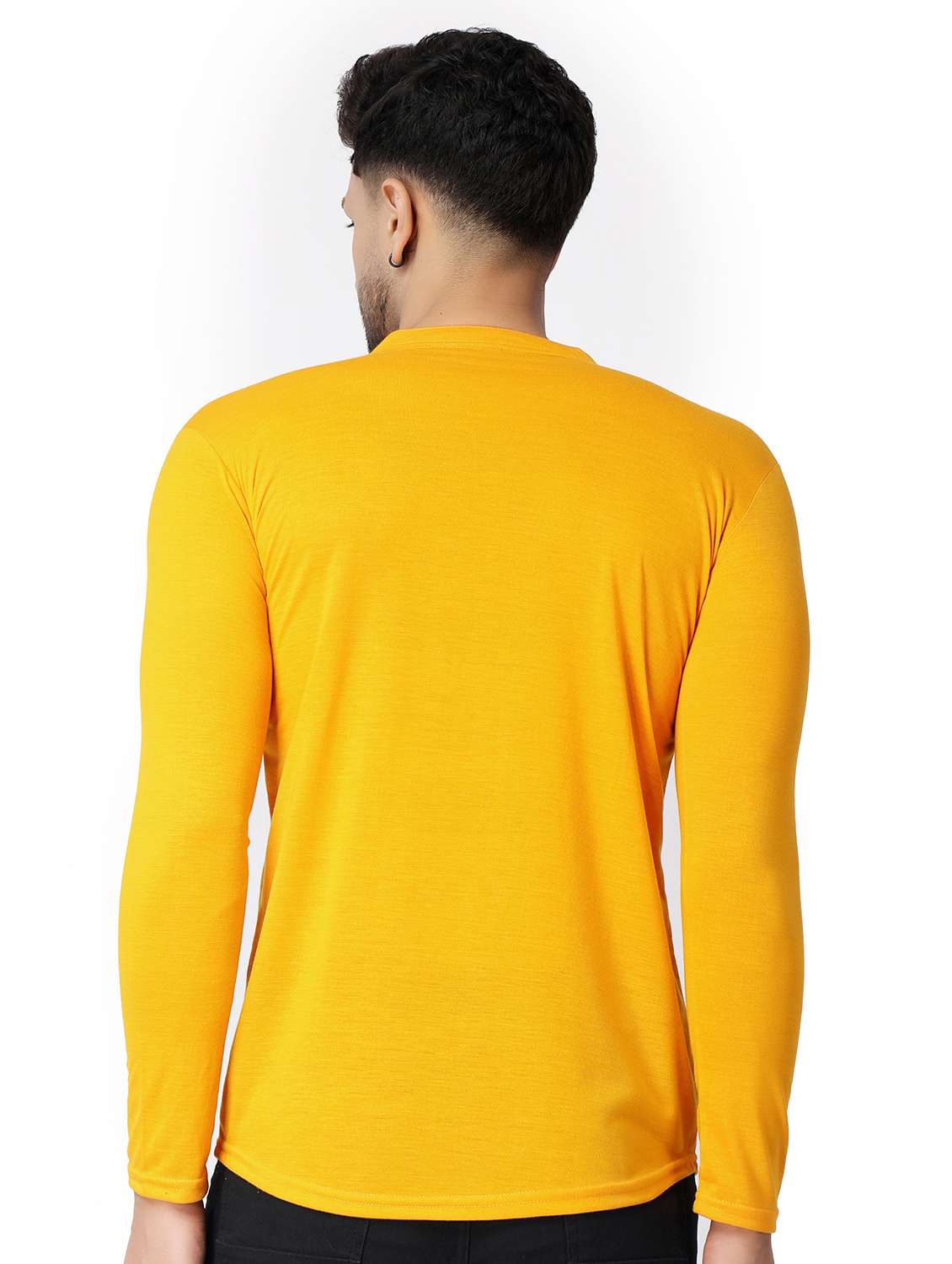 yellow cotton blend casual shirt - 19915438 - Standard Image - 1