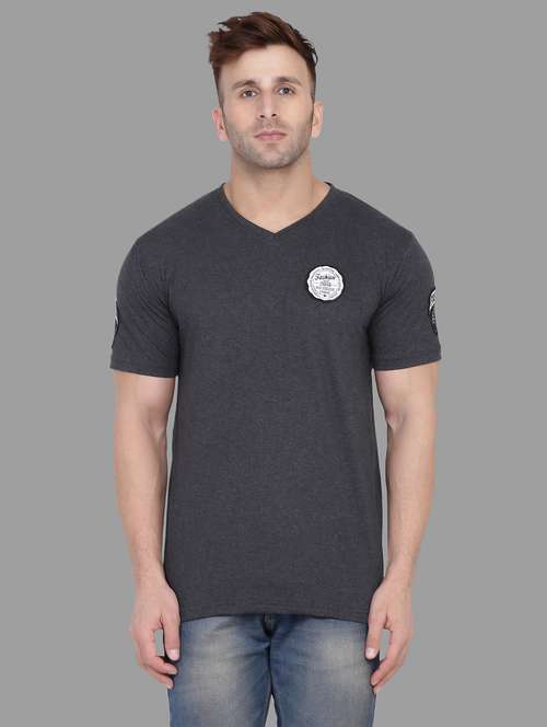 men cotton blend regular t-shirt - 19915494 - Standard Image - 0