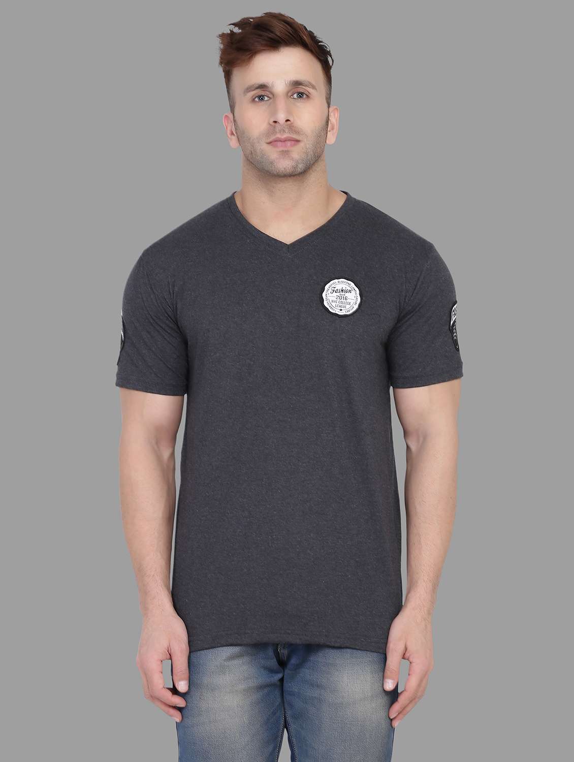 men cotton blend regular t-shirt - 19915494 - Zoom Image - 0