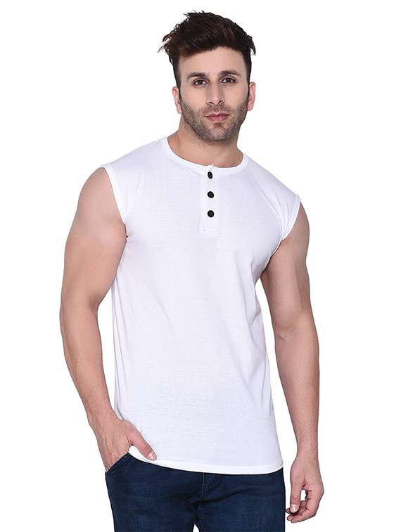 men round neck cotton t-shirt