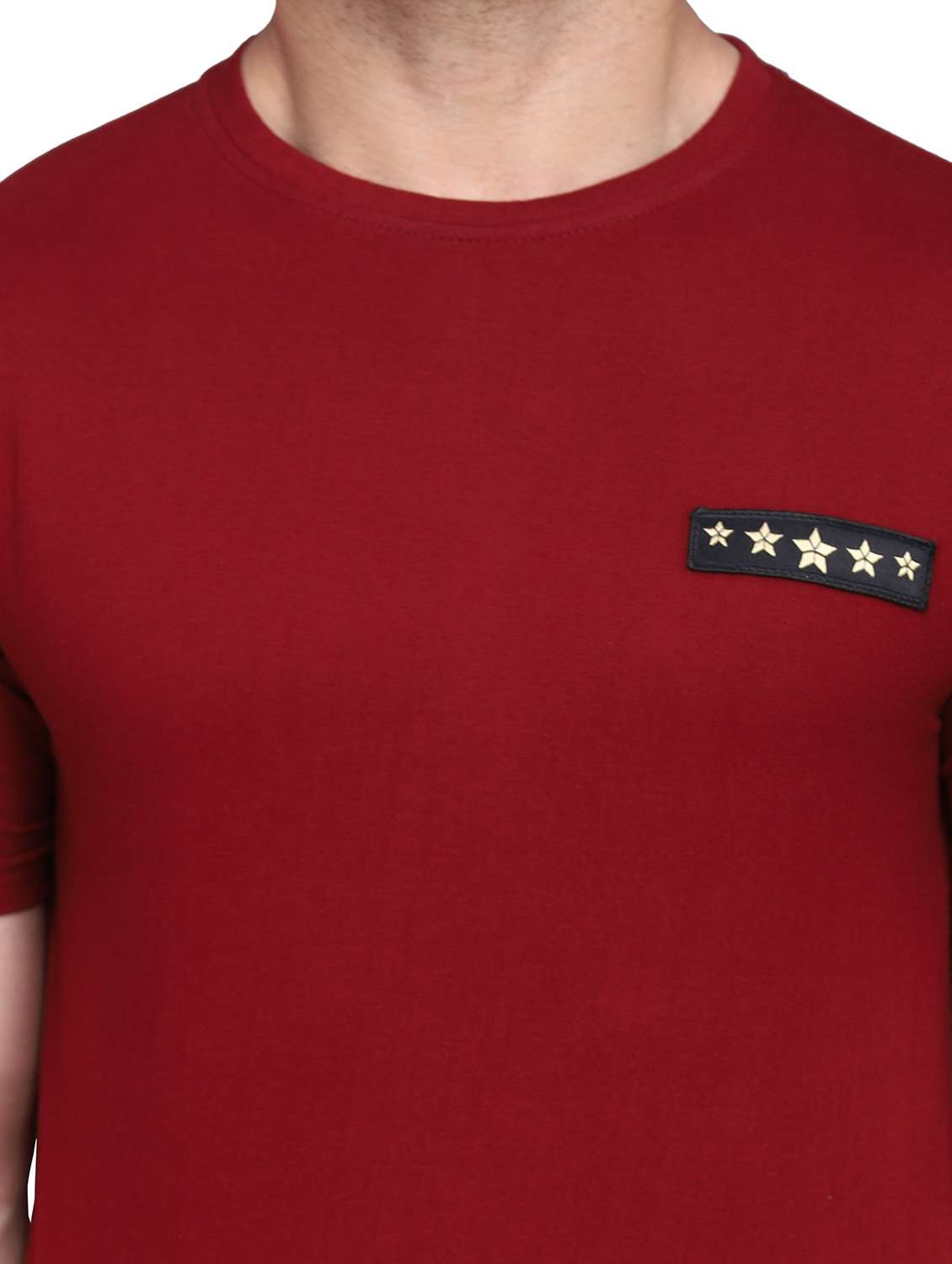 men round neck cotton t-shirt - 19915531 - Standard Image - 4