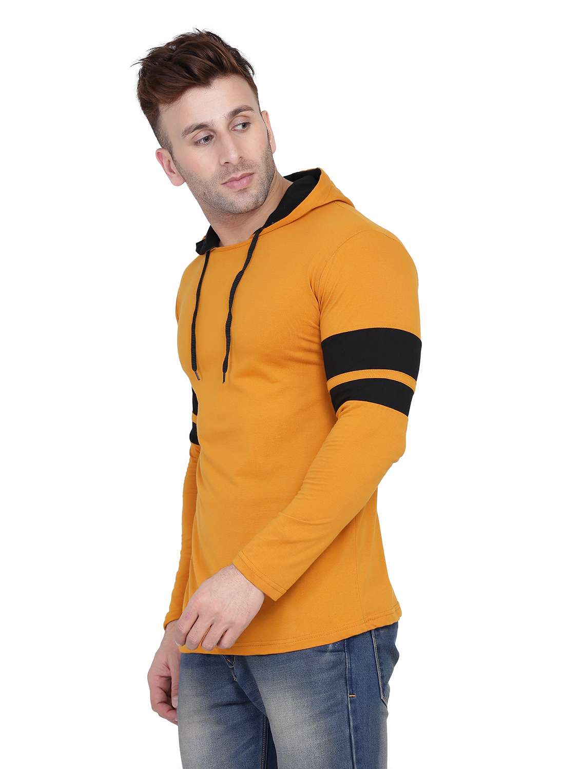 mens color block sweatshirt - 19915542 -  Standard Image - 1