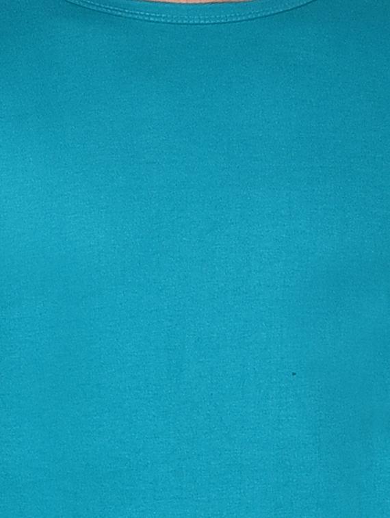 round neck solid regular t-shirt - 19915551 - Standard Image - 4
