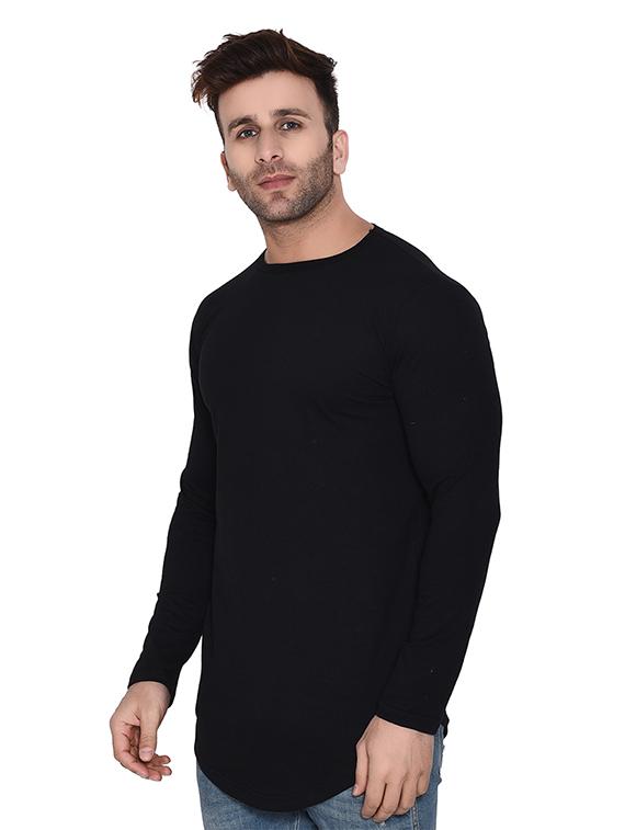 men black slim fit long sleeve t-shirt - 19915559 -  Standard Image - 1