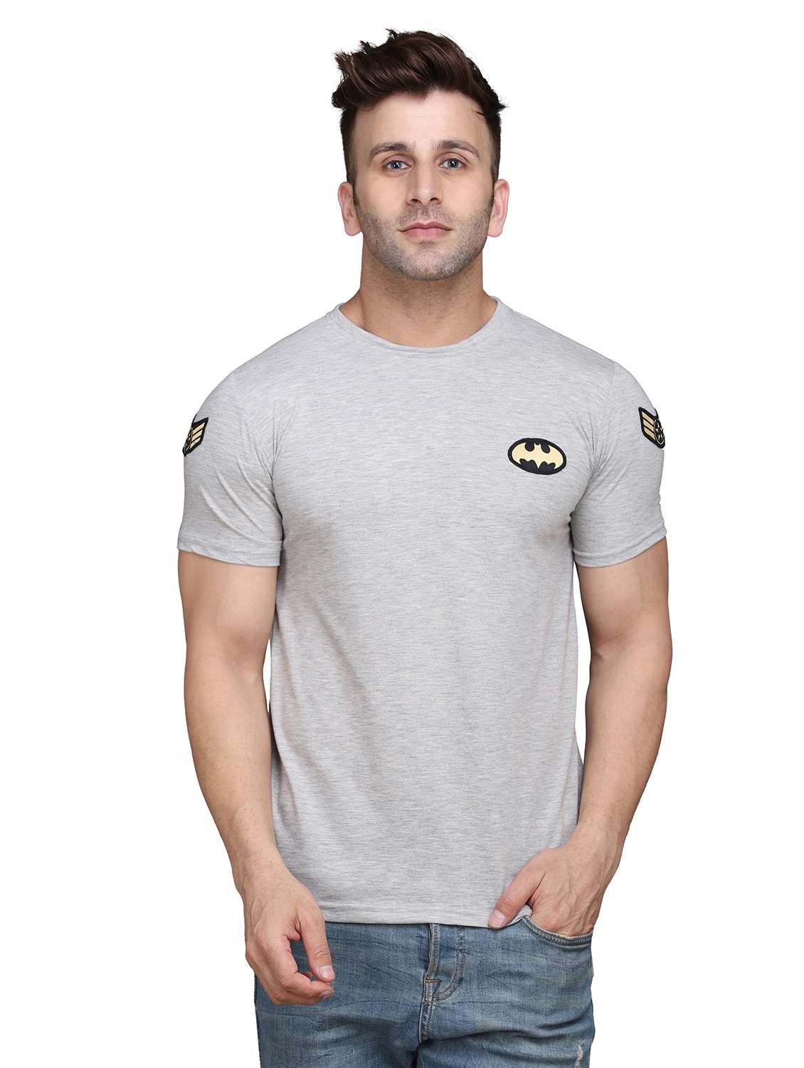men crew neck cotton t-shirt - 19915640 -  Zoom Image - 0