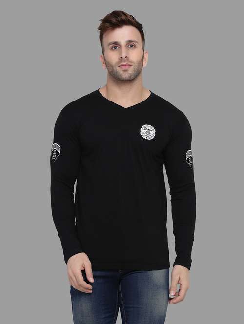 men solid slim fit solid t-shirt - 19915642 - Standard Image - 0