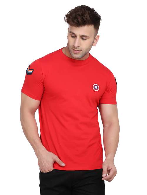 men white solid slim fit short sleeve t-shirt - 19915654 -  Standard Image - 0