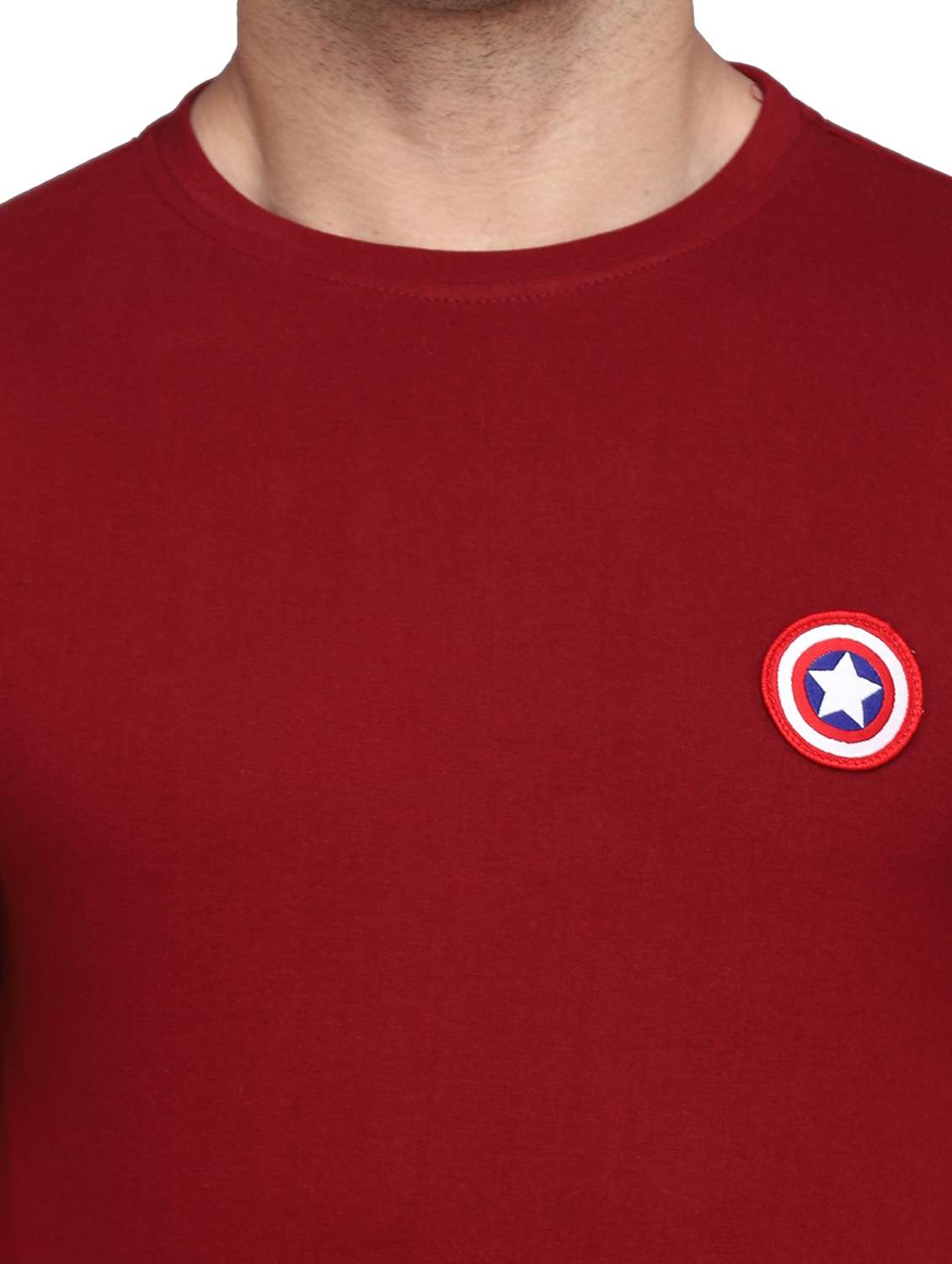 men round neck cotton t-shirt - 19915658 -  Standard Image - 4