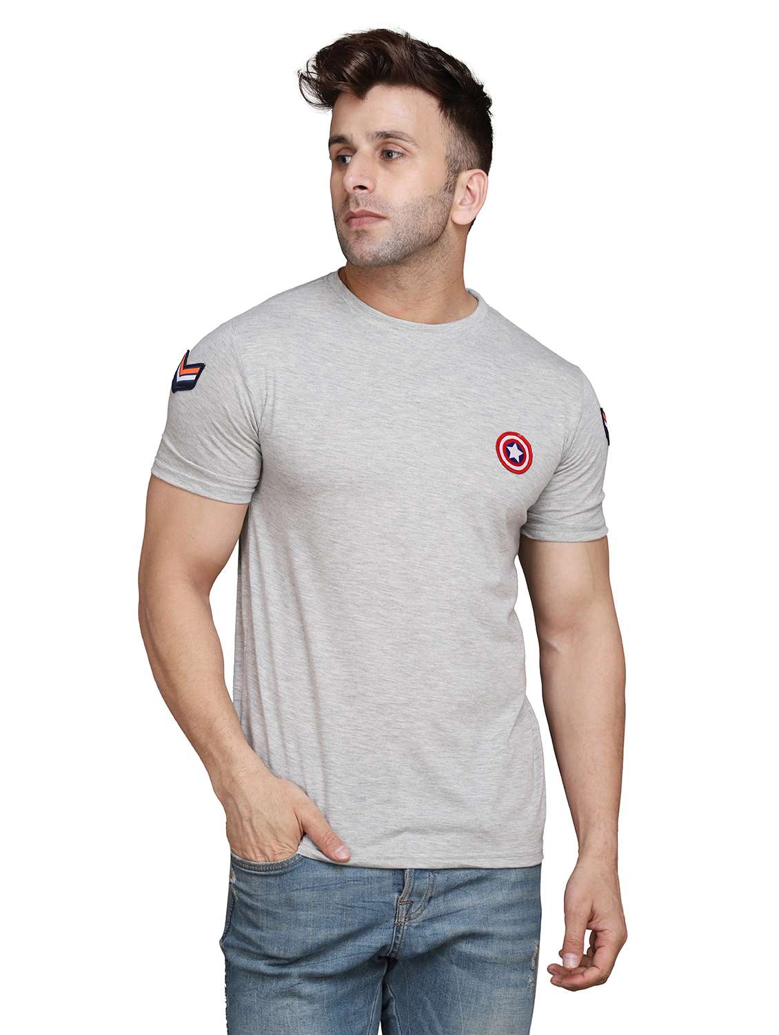 men solid short sleeve t-shirt - 19915661 - Zoom Image - 0