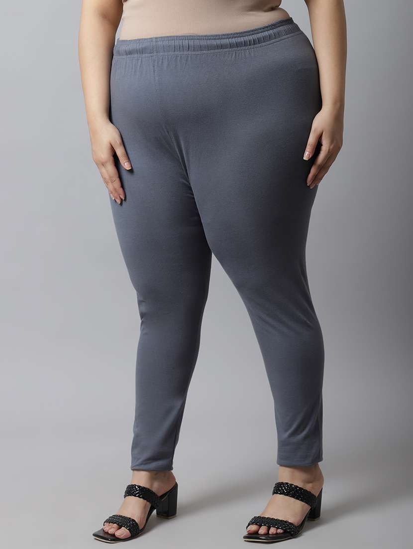 grey cotton leggings - 19915671 -  Standard Image - 1