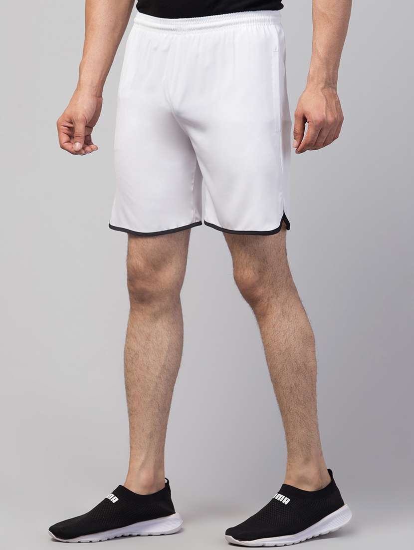 mid rise solid shorts - 19916812 -  Standard Image - 1