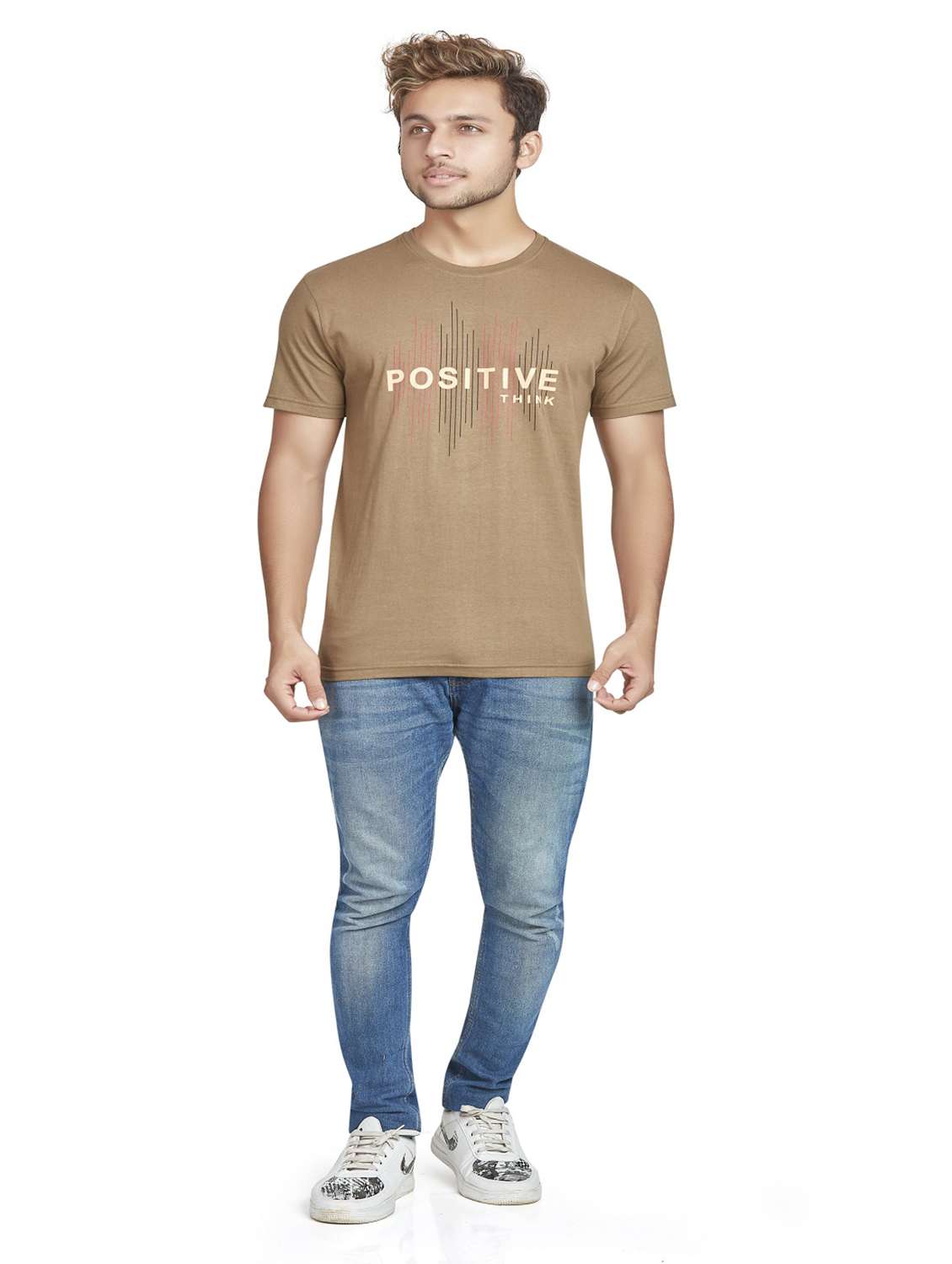 round neck printed cotton t-shirt - 19917164 -  Standard Image - 4