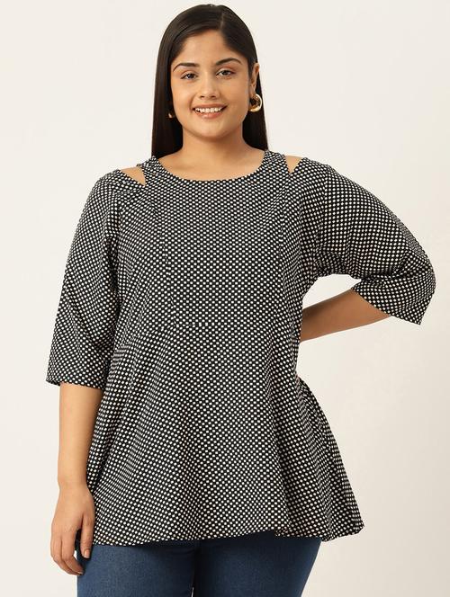women plus size printed top - 19919361 - Standard Image - 0