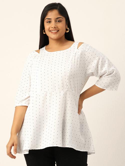 women's a line round neck top - 19919365 -  Standard Image - 0