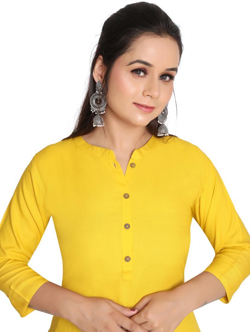 solid straight long kurta - 19919867 - Standard Image - 4